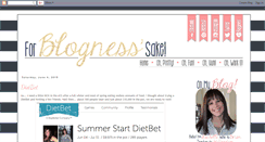 Desktop Screenshot of forblognesssake.com